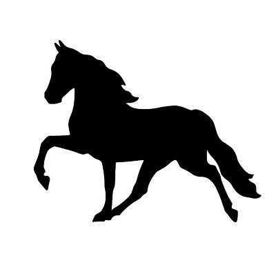 400x400 Arabian Tennessee Walking Horse Vinyl Decal Auto Window Car Truck