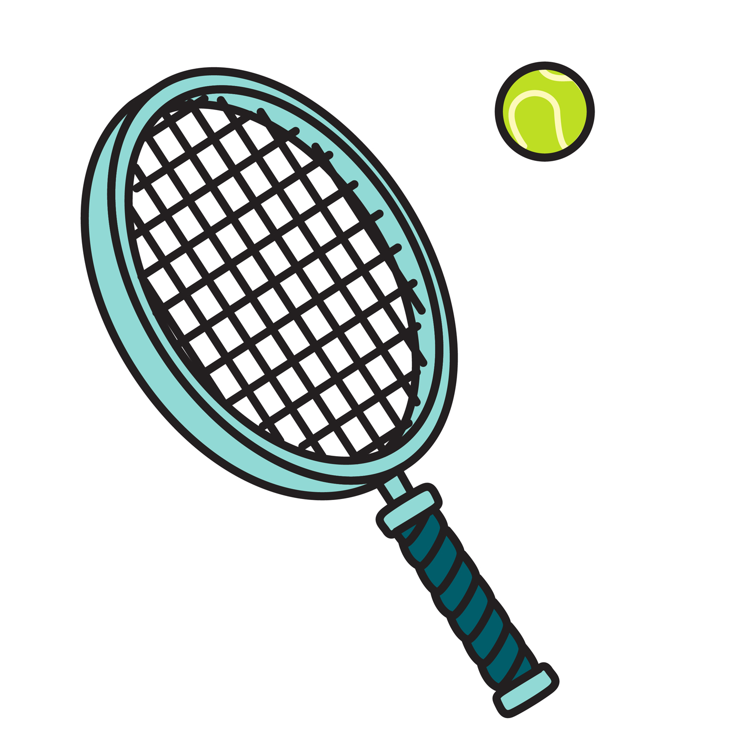 1500x1500 Clipart Tennis Racket Many Interesting Cliparts