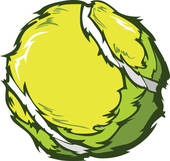 170x161 Tennis Ball Vector Clip Art