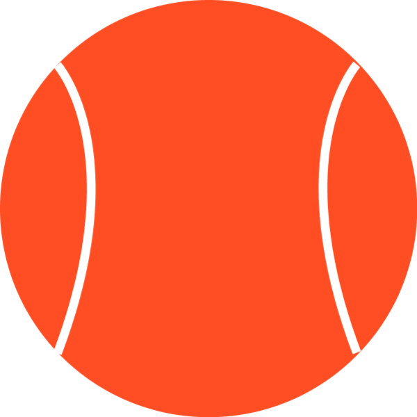 600x600 Tennis Ball Clip Art