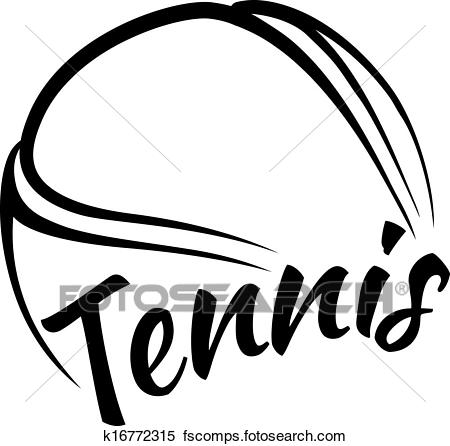 450x446 Clipart Of Tennis Ball With Fun Text K16772315