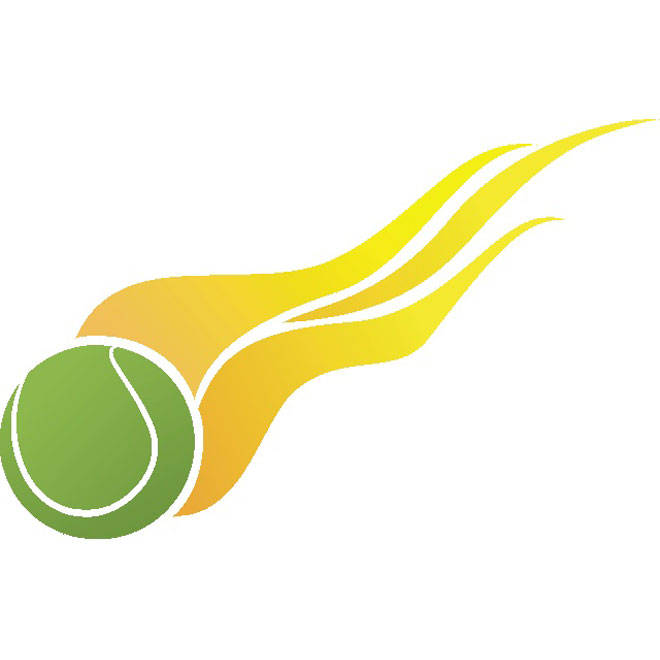 660x660 Tennis Ball On Fire Free Vector Free Vectors Tennis