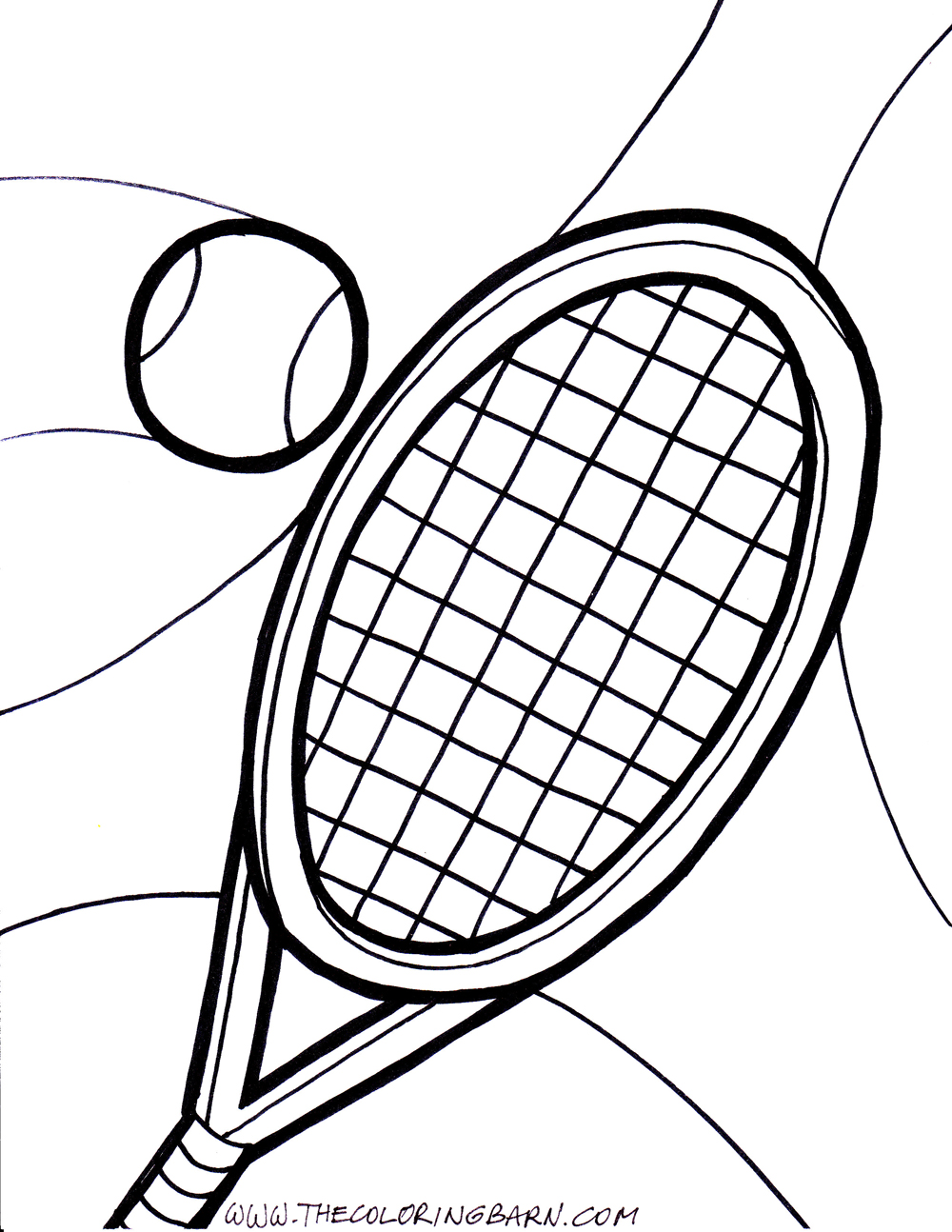 1000x1294 Tennis Racquet And Ball Clipart Panda