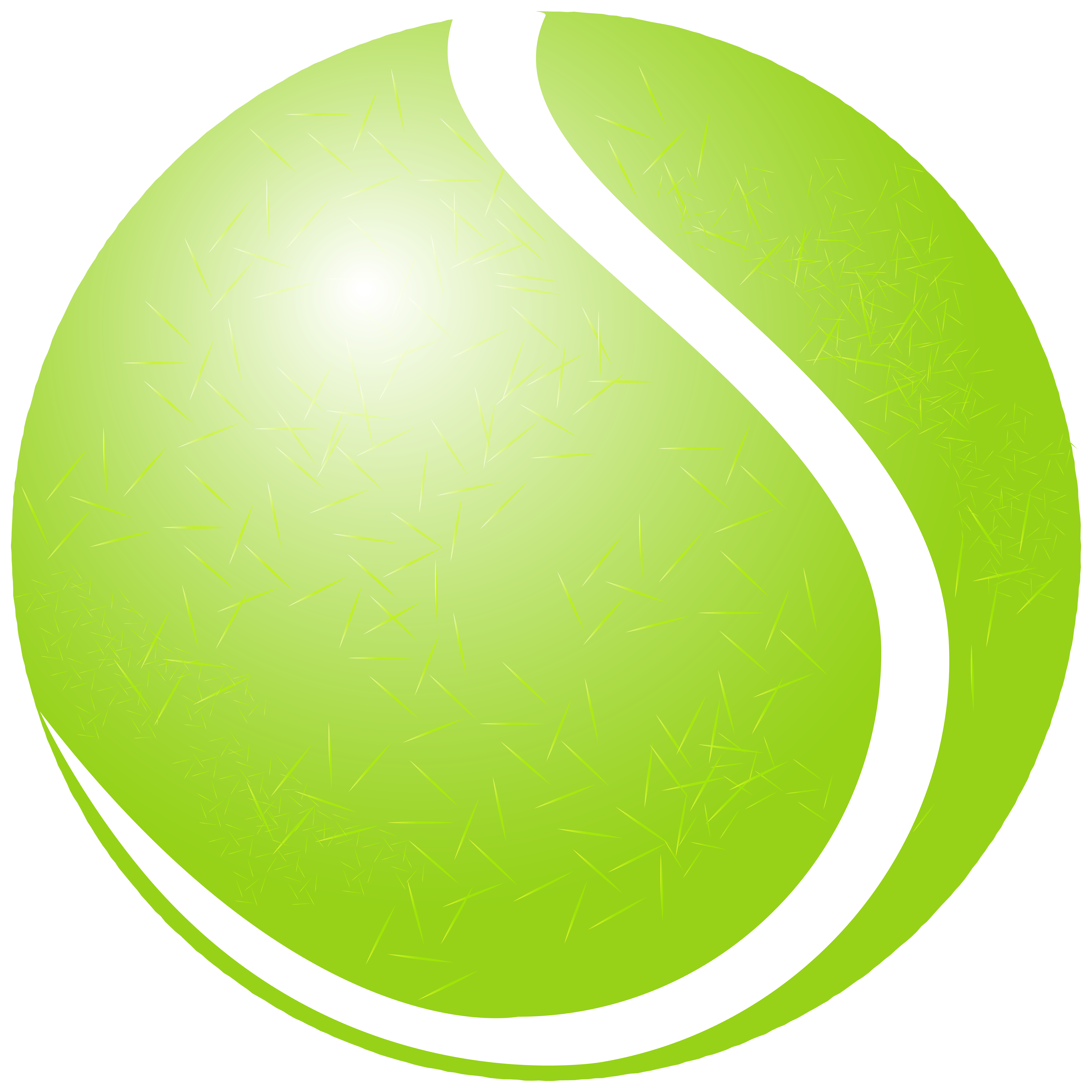 4000x4001 Tennis Ball Png Clipart