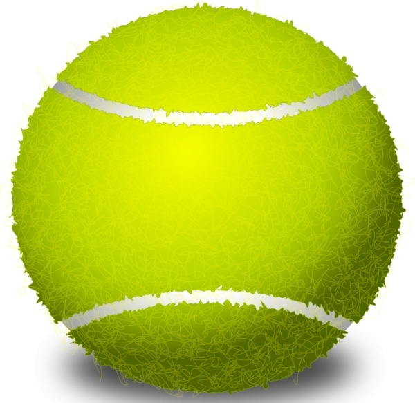 600x583 Tennis Ball Clip Art Free Vector In Open Office Drawing Svg ( Svg