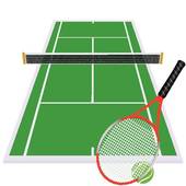 170x170 Clip Art Of Tennis Court Field In Clay K3795187