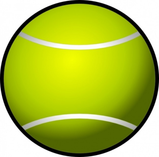 626x618 Free Tennis Ball Clipart Image