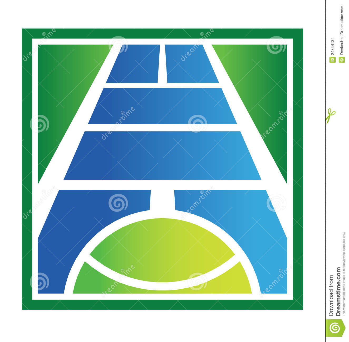 1325x1300 Tennis Court Clipart