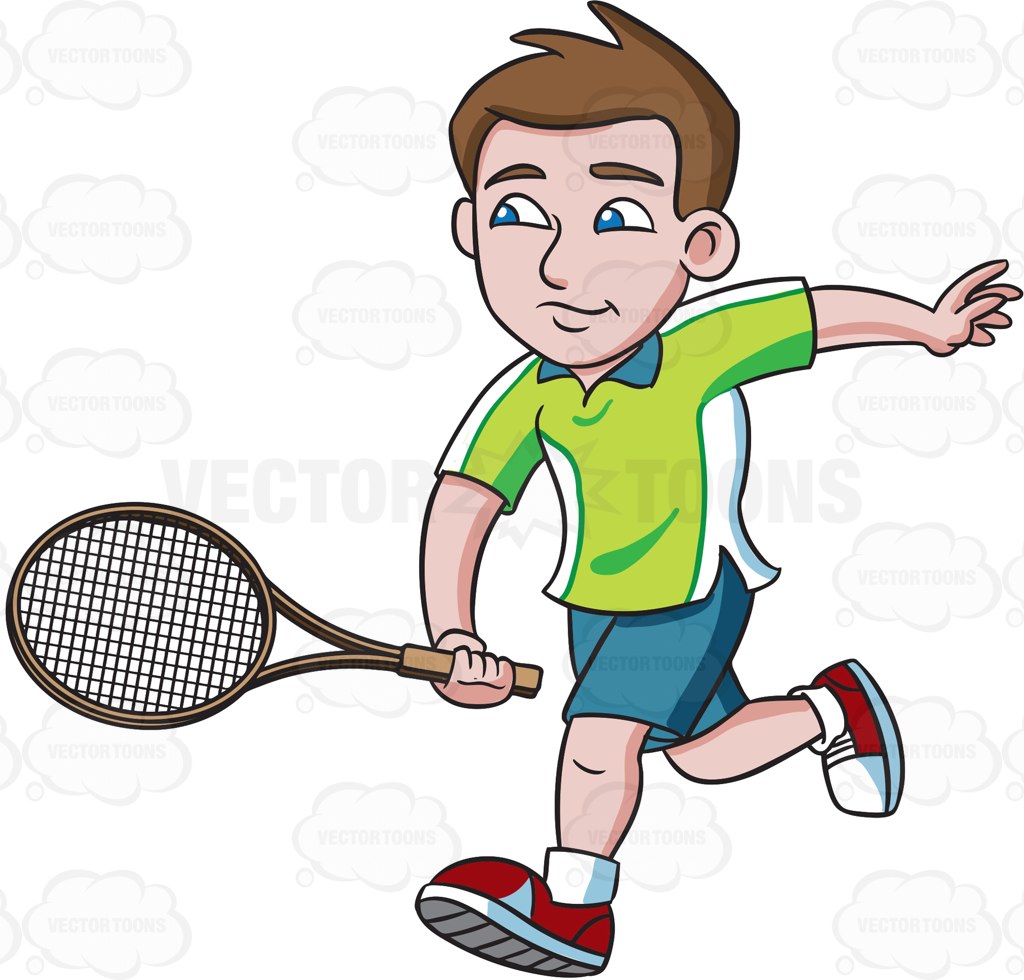 Tennis Player Clipart