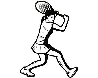 340x270 Tennis Players Svg Etsy