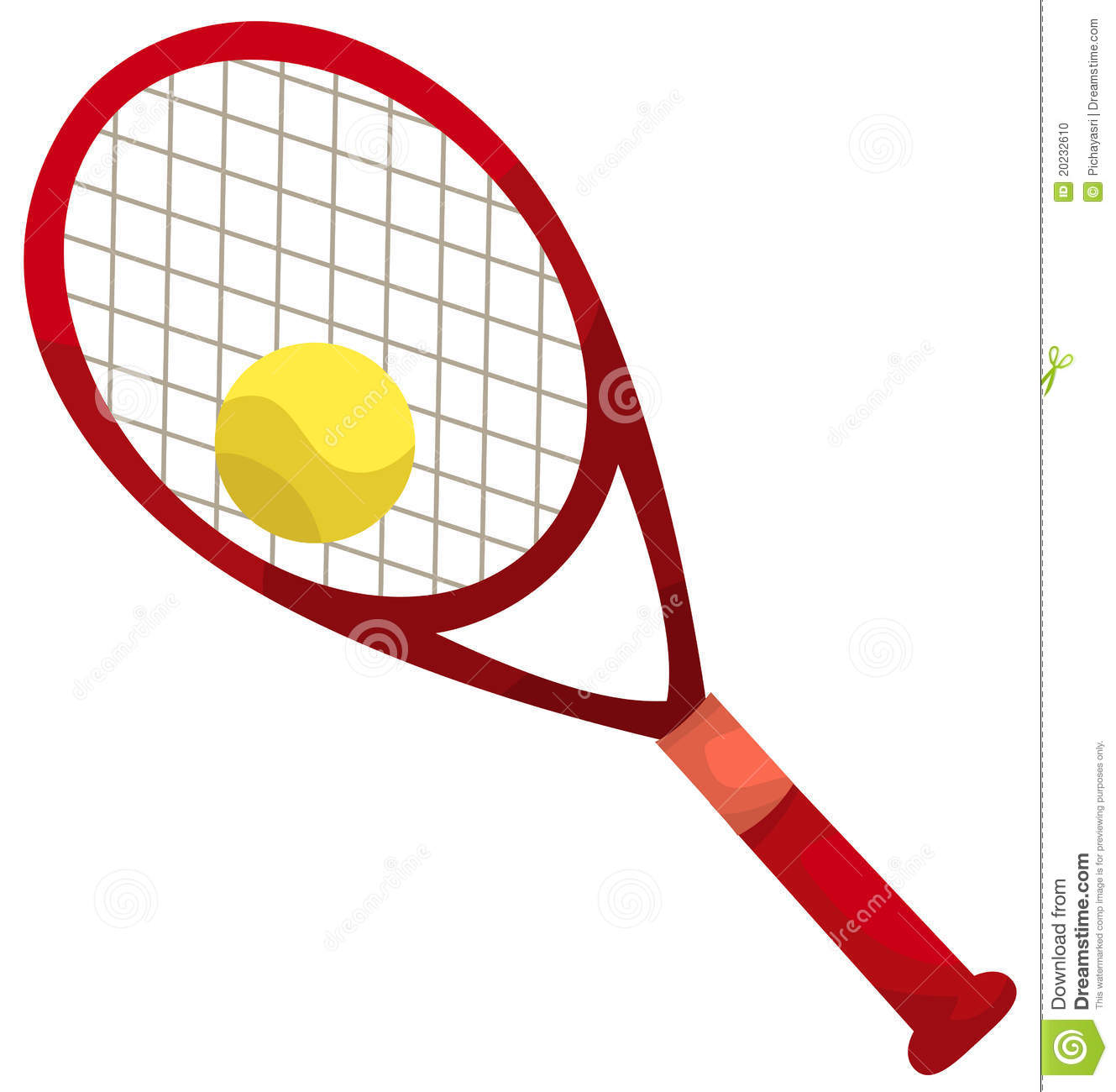 Tennis Racket And Ball Clipart | Free download on ClipArtMag