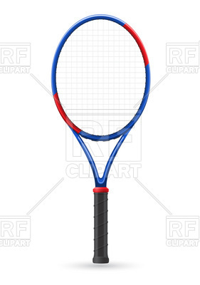281x400 Tennis Racket Royalty Free Vector Clip Art Image