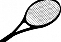 235x165 Incredible Ideas Tennis Racket Clip Art Black At Clker Com Vector