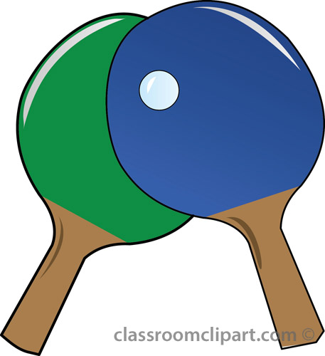 457x500 Ping Pong Clipart