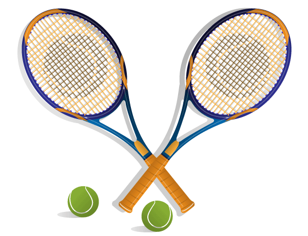 600x460 Blue Clipart Tennis Racket