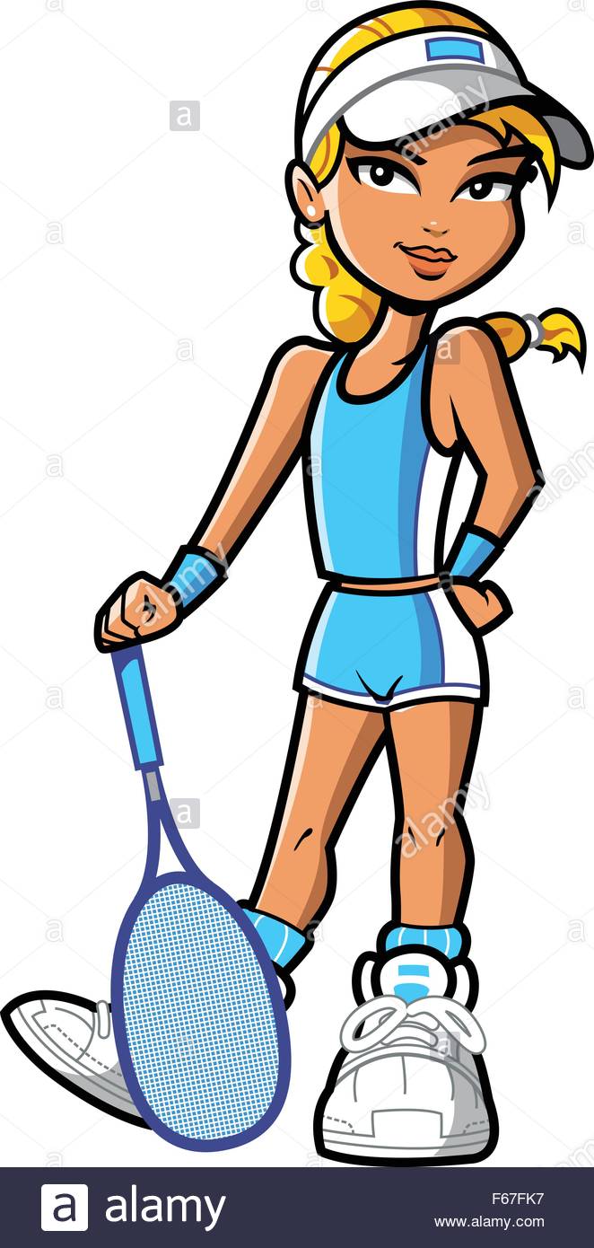 662x1390 Confident Pretty Young Blonde Female Girl Tennis Player With Visor