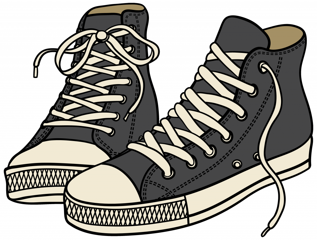 1024x776 Pleasurable Shoe Clip Art Free Tennis Shoes Clipart Of 3370