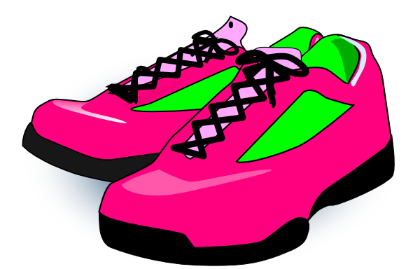 600x384 Clip Art Tennis Shoes Clipart 7
