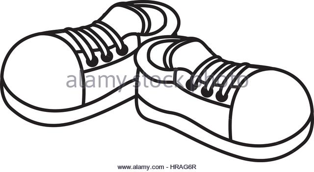 640x352 Tennis Shoes Stock Vector Images