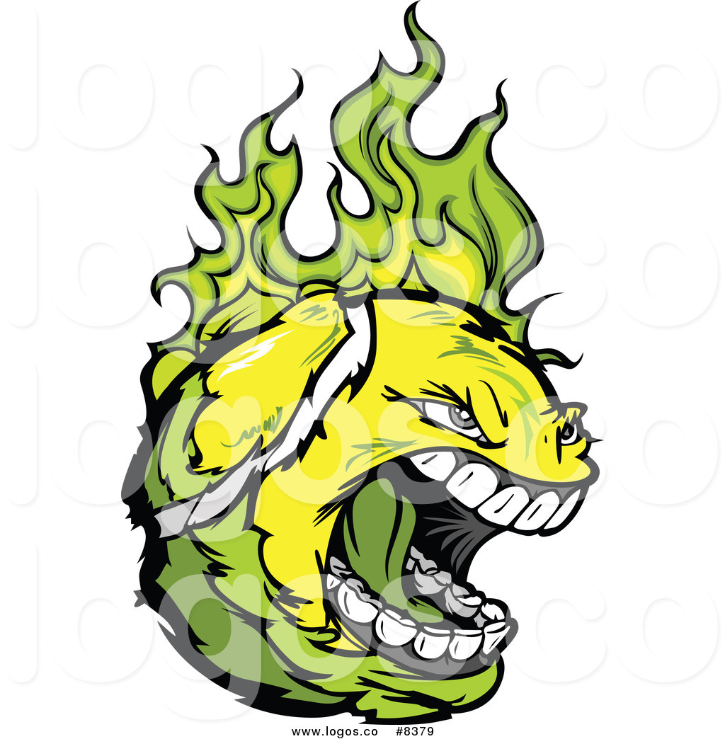 1024x1044 Royalty Free Clip Art Vector Logo Of A Screaming Tennis Ball