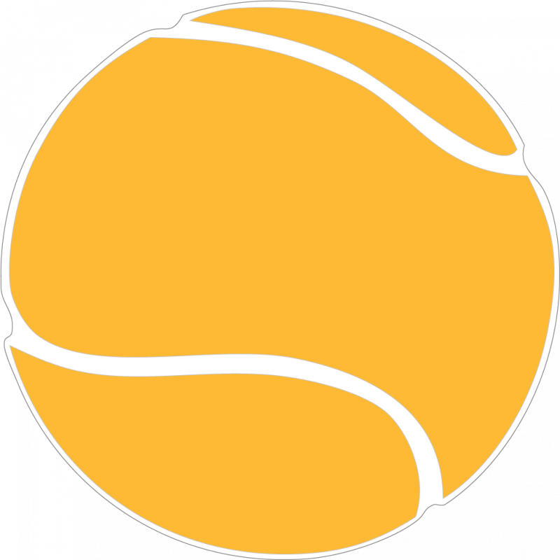 800x800 Tennis Ball Clipart Yellow Ball