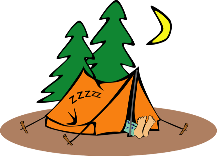 700x506 Campfire Clipart Tent