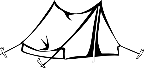 600x284 Tent And Campfire Clipart Free Clipart Images