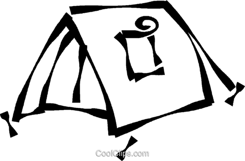 480x316 Camping Tent Royalty Free Vector Clip Art Illustration Vc023132