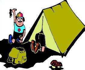 282x231 Free Camping Tents Clipart