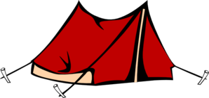 298x141 Red Blank Tent Clip Art