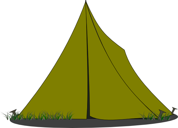 600x432 Tent Clipart