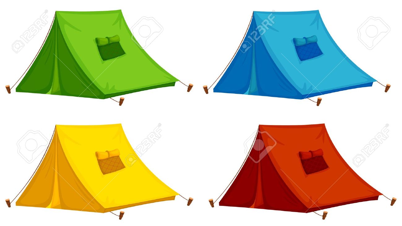 1300x730 Tent Clipart Colorful