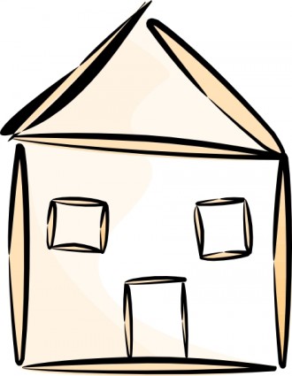 330x425 Hut Clipart Outline