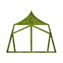256x256 Tent Symbol Clip Art