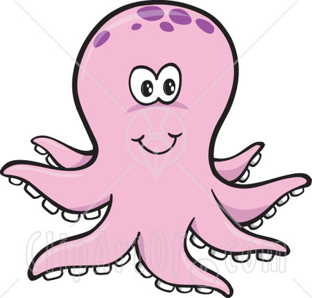 450x430 Octopus Clipart Pink Octopus