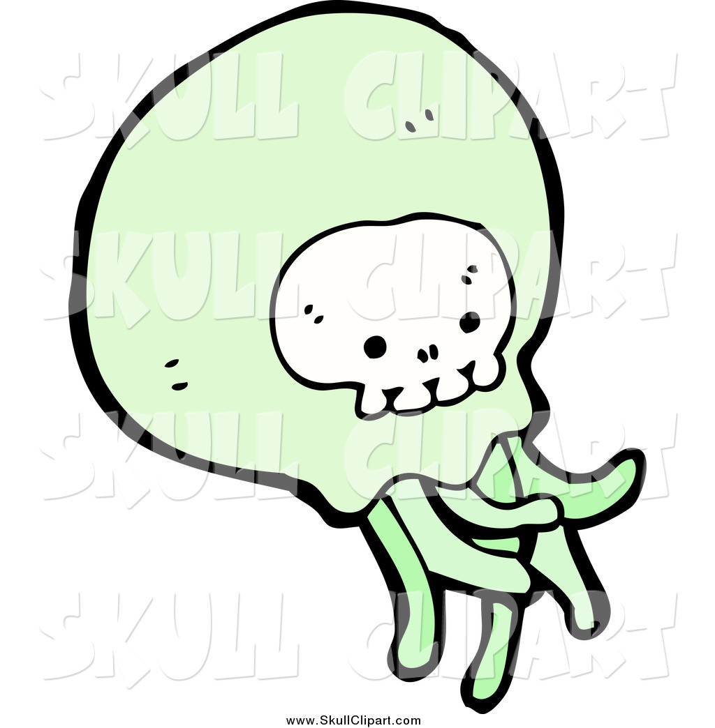 1024x1044 Tentacle Clipart Vector Clip Art Of A Green Skull Ghost