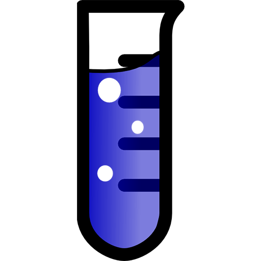 512x512 Laboratory Test Tube Clipart Image