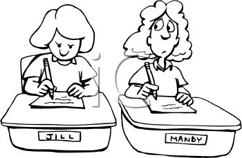 350x229 Student Taking A Test Clip Art Clipart Panda