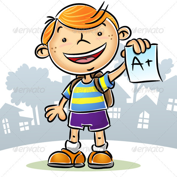 590x590 Clipart Of Child Taking A Test