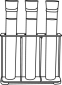 124x170 Test Tube Clipart Black And White