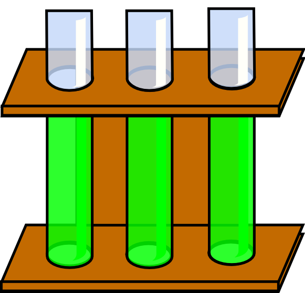 600x577 Green Test Tubes Clip Art
