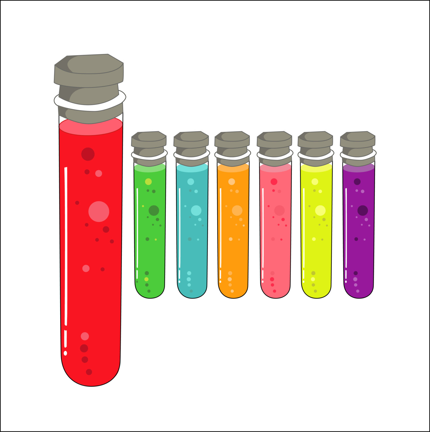 1493x1500 Test Tube Clipart, Test Tubes Clipart, Science Clipart, Magic
