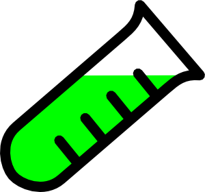 300x280 Graded Test Tube Clip Art