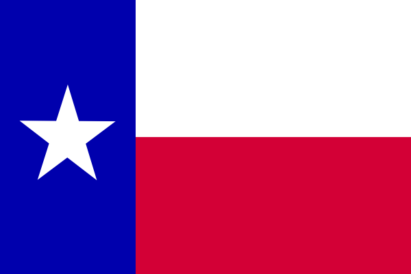 600x400 Texas Flag Clip Art