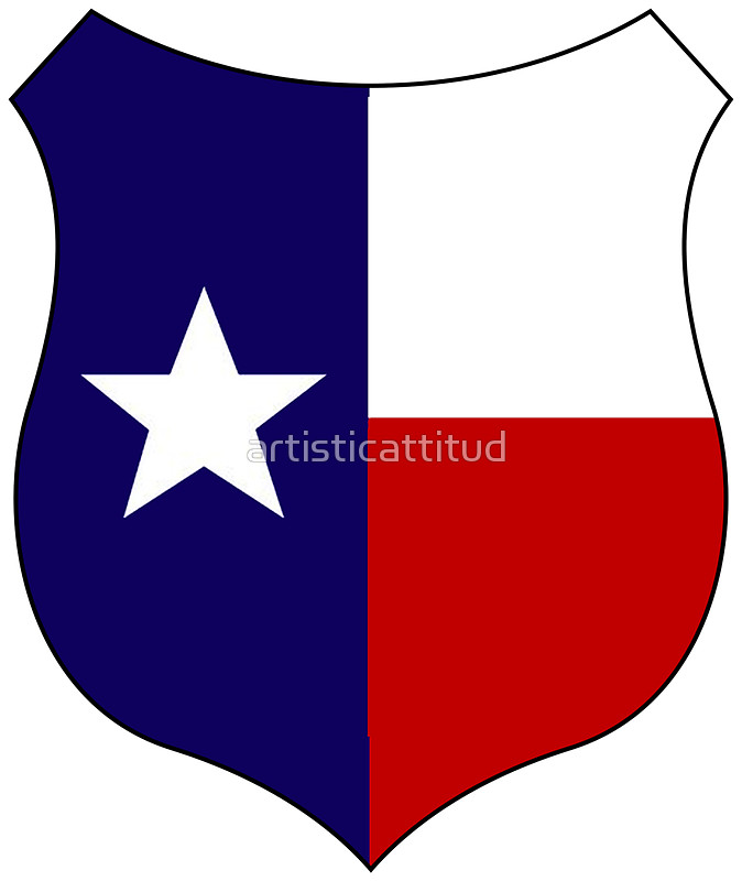 674x800 Texas Flag Shield Stickers By Artisticattitud Redbubble