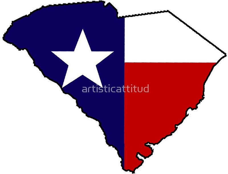 800x611 Texas Flag South Carolina Outline Stickers By Artisticattitud