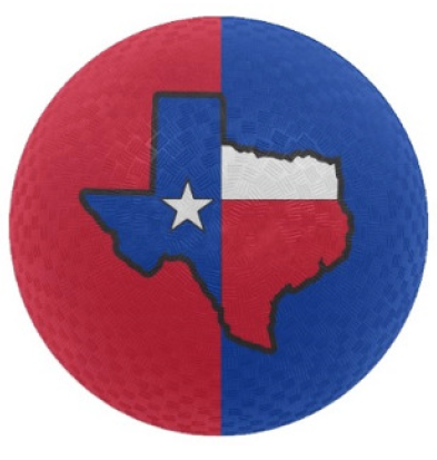 393x413 Texas Flag 8.5 Playground Ball Baden Sports