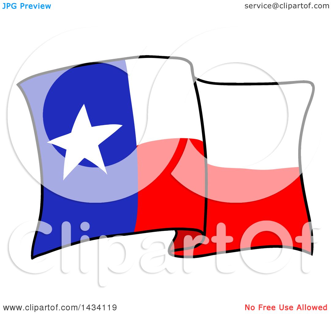 1080x1024 Clipart Of A Cartoon Waving Texas Flag
