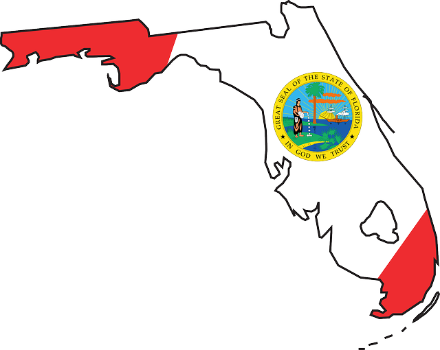 640x510 State Of Florida Outline Clip Art