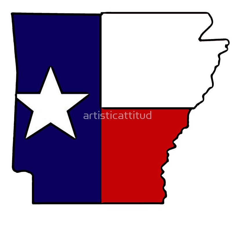 800x784 Arkansas Outline Texas Flag Stickers By Artisticattitud Redbubble